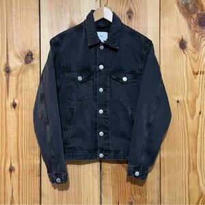 H&M Black Denim Jacket  Size S
